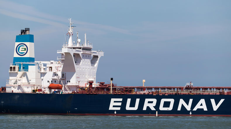 Euronav logos on one of its tankers