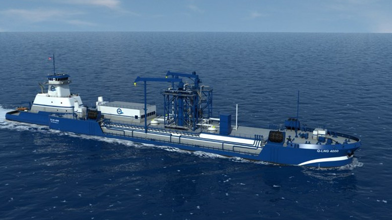 LNG bunker barge Shell