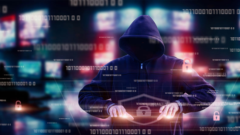 Cyber attack concept