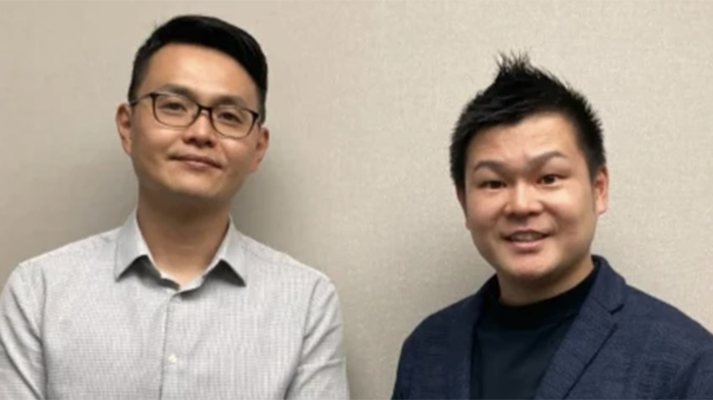 MOL Plus Singapore’s Alvin Seng (left)  and MOL Plus representative Takuya Sakamoto.
