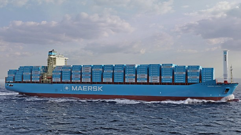 First containership rotor sail system set to be installed aboard Maersk post-panamax