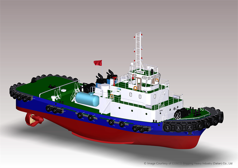 Cosco’s ammonia-fuelled vessel design mock-up