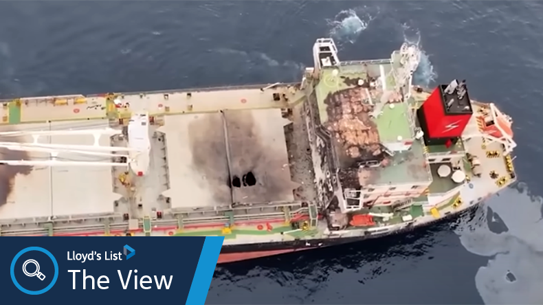 Eternity C attacked and sunk by Houthis in Red Sea - July 2025