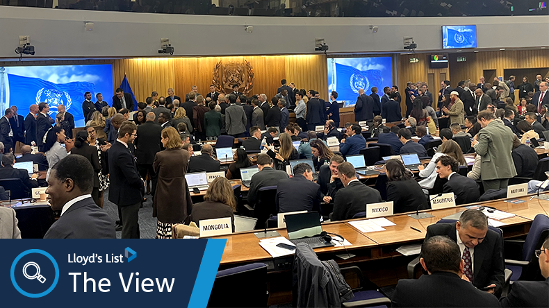 IMO chamber at MEPC meeting in October 2025 