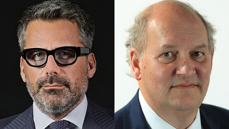 Emanuele Lauro, left, chief executive, and Robert Bugbee, president, Scorpio Tankers