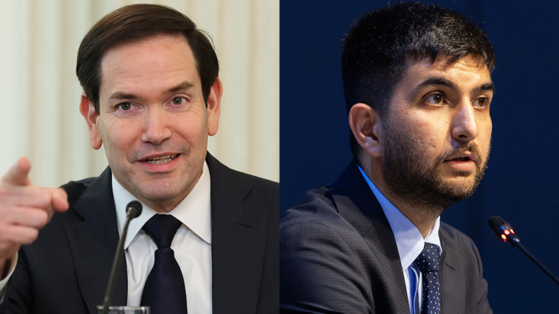02 NZF opposition: Marco Rubio, US State Secretary, and Mohammad Ayoub, Saudi Arabia UNFCCC delegate