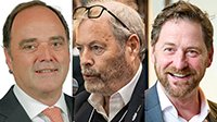 From left: Stephen Fewster, ING Bank; Michael Parker, Citigroup; and Paul Taylor, Société Générale