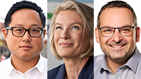From left: Daniel Ng, CyberOwl; Annika Nevaste, DNV Cyber; and Nir Ayalon, Cydome
