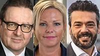 From left: Heikki Pöntynen, Noresepower; Clare Urmston, Anemoi Marine; and John Cooper, BAR Technologies