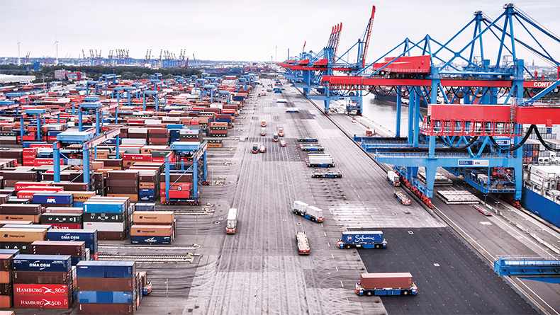 Hamburg, Germany: HHLA Terminal Altenwerder 