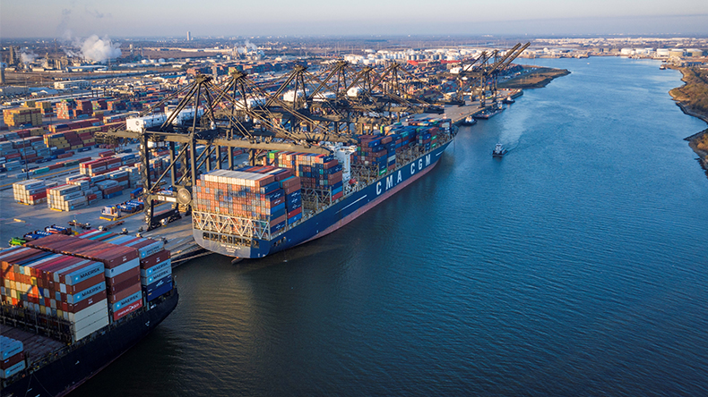 Houston, US: CMA Bianca and Bayport aerial