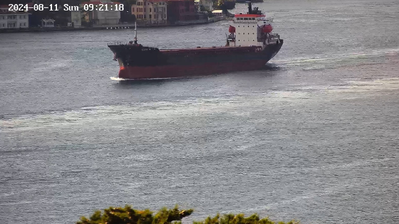 Alfa M transiting Bosphorus from Mediterranean to Black Sea