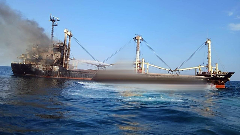 Bulker Golden Leo was hit by a missile after leaving a Ukrainian port on July 19.