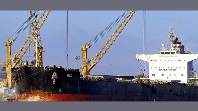 Bull dry bulk carrier grain carrier attacked in Black Sea
