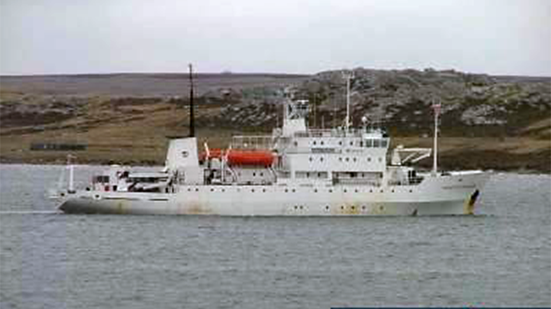 Professor Molchanov research vessel at sea