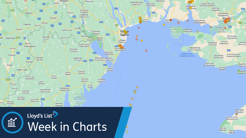 Ships on grain corridor from Ukraine 