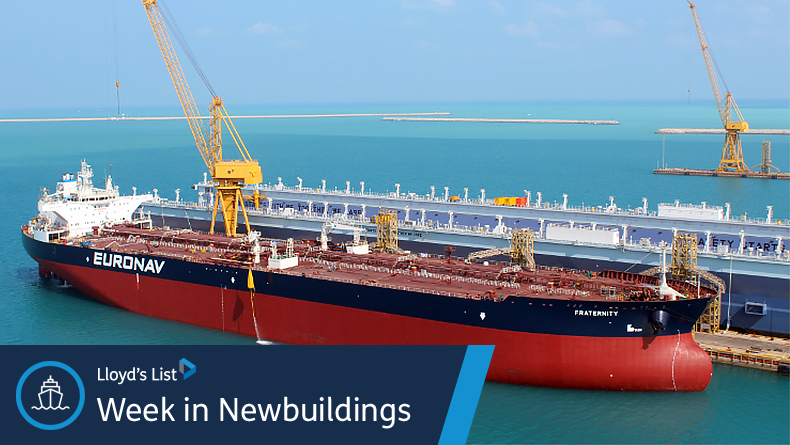 Fraternity suezmax tanker at port